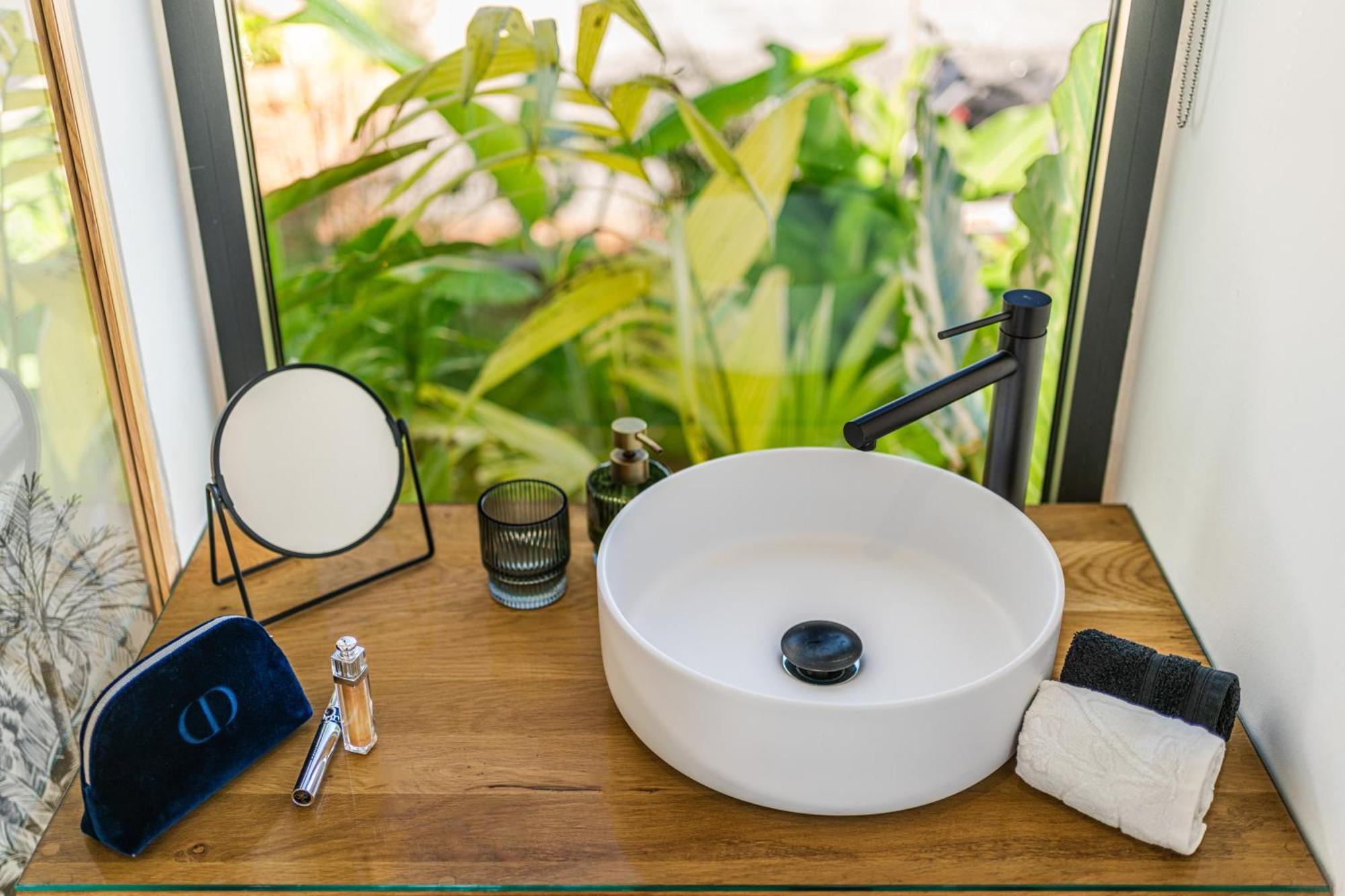 L'Empreinte-Oasis De Serenite Au Coeur D'Un Jardin Tropical Le Tampon Bagian luar foto