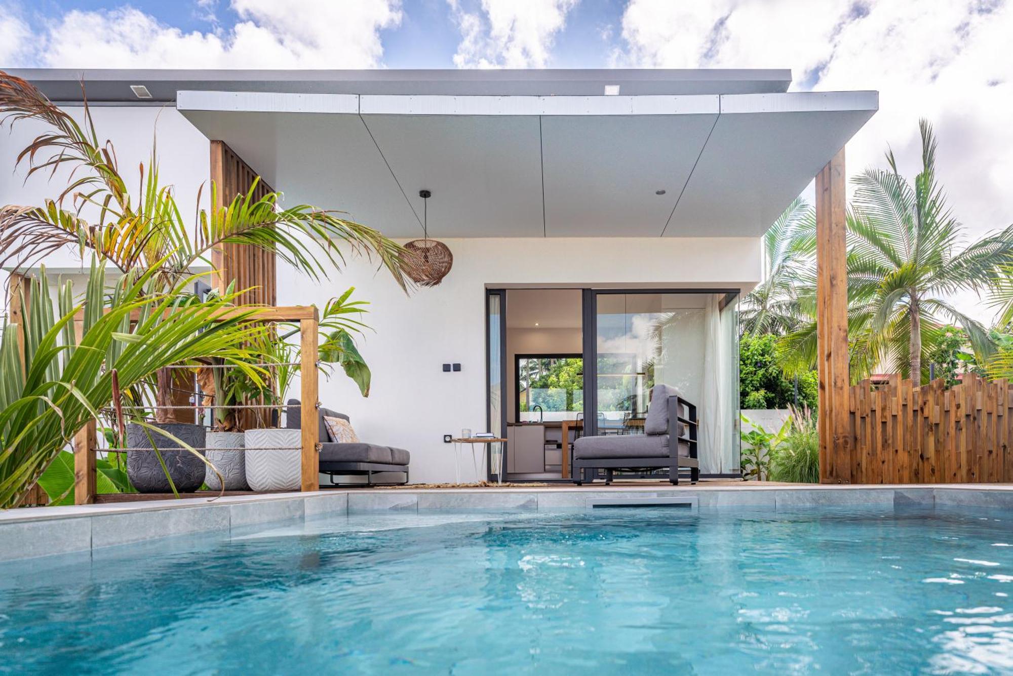 L'Empreinte-Oasis De Serenite Au Coeur D'Un Jardin Tropical Le Tampon Bagian luar foto